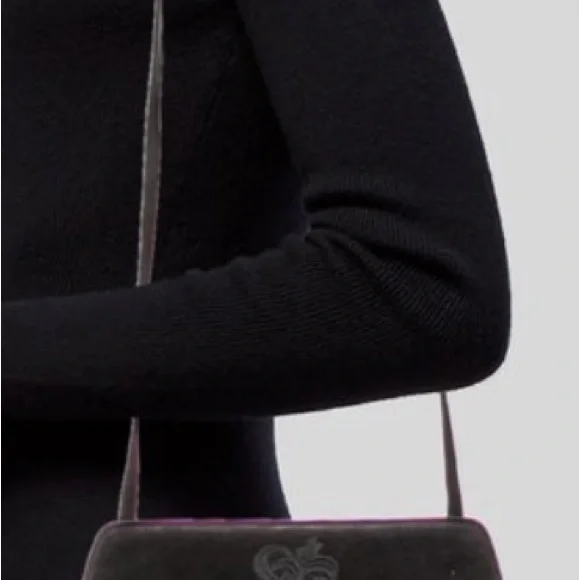 Salvatore Ferragamo Black Crossbody Bag with COA - Picture 2 of 5